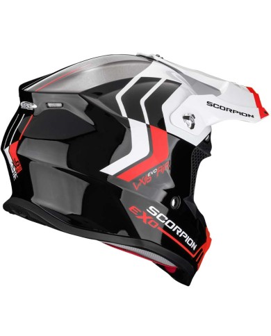 CASCO SCORPION VX-16 EVO AIR FUSION BLACK MATT/RED