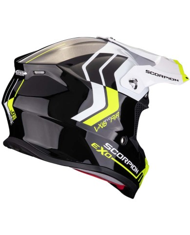 CASCO SCORPION VX-16 EVO AIR FUSION BLACK/YELLOW FLUO