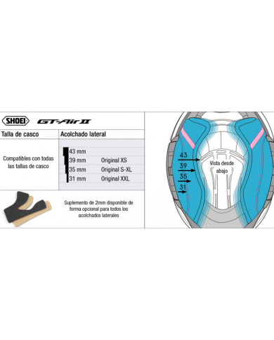 CARRILLERAS CASCO SHOEI X-SPIRIT III