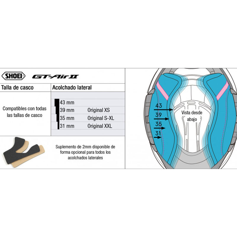 CARRILLERAS CASCO SHOEI X-SPIRIT III