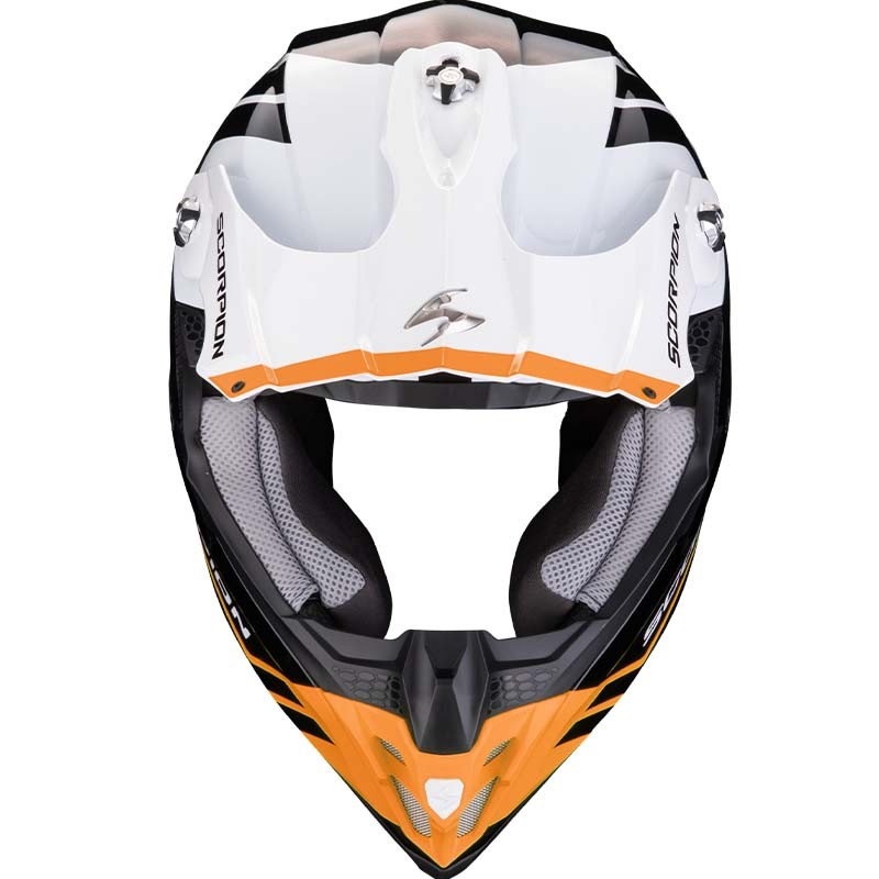 CASCO SCORPION VX-16 EVO AIR FUSION MATT BLACK MATT/ORANGE