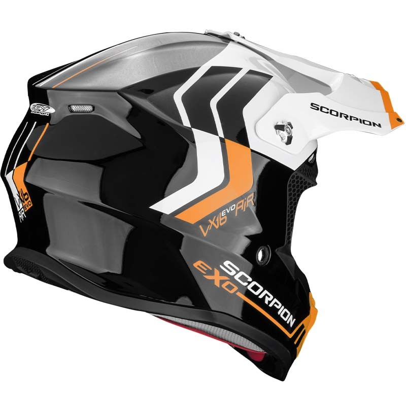 CASCO SCORPION VX-16 EVO AIR FUSION MATT BLACK MATT/ORANGE