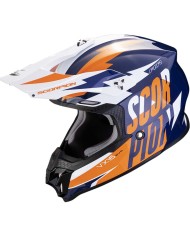 CASCO SCORPION VX-16 EVO AIR SLANTER BLUE/ORANGE