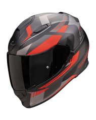 CASCO SCORPION EXO-491 ABILIS BLACK MATT/RED