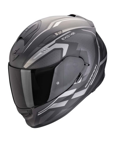 CASCO SCORPION EXO-491 KRIPTA BLACK MATT/GREY