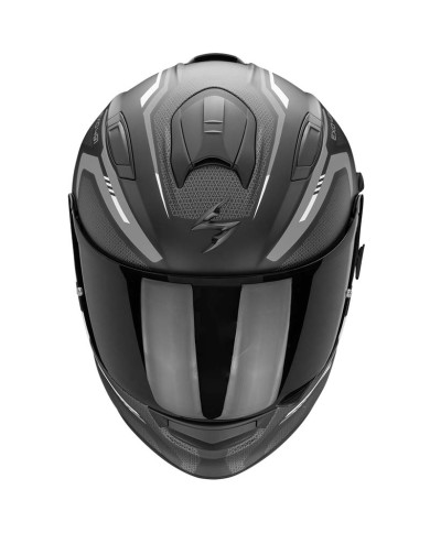 CASCO SCORPION EXO-491 KRIPTA BLACK MATT/GREY