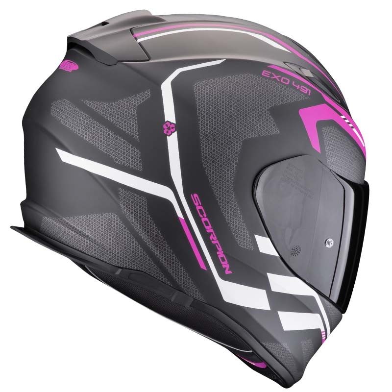 CASCO SCORPION EXO-491 KRIPTA BLACK/PINK
