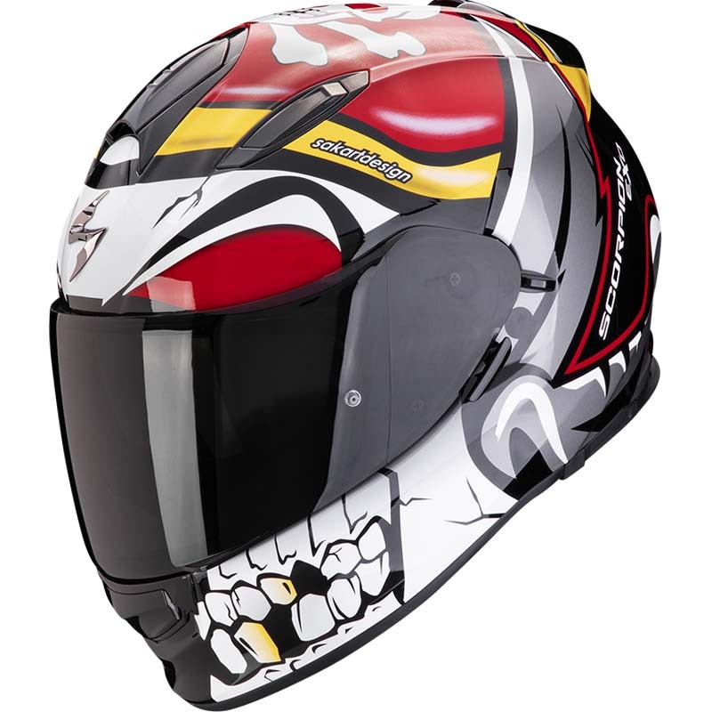 CASCO SCORPION EXO-491 PIRATE RED