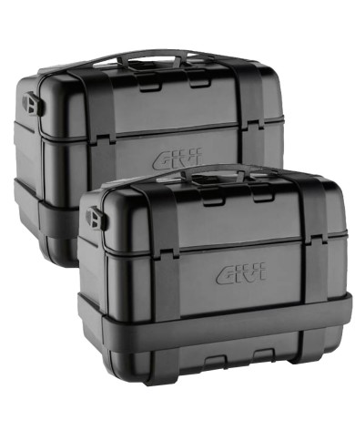 PACK MALETAS GIVI TRK46B TREKKER BLACK MONOKEY