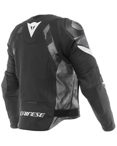 CHAQUETA DAINESE AVRO 5 LEATHER JACKET BLACK/WHITE/ANTHRACITE