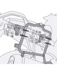 KIT DE FIJACION MALETAS LATELARES GIVI PL3112CAM SUZUKI DL 650 V-STROM