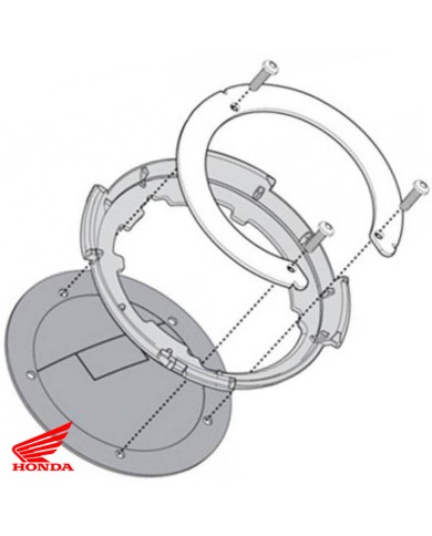 ADAPTADOR GIVI PARA BOLSAS TANKLOCK BF44