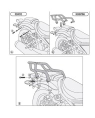 KIT DE FIJACIÓN POSTERIOR GIVI SR1160 HONDA CMX 500 REBEL 2017-2019