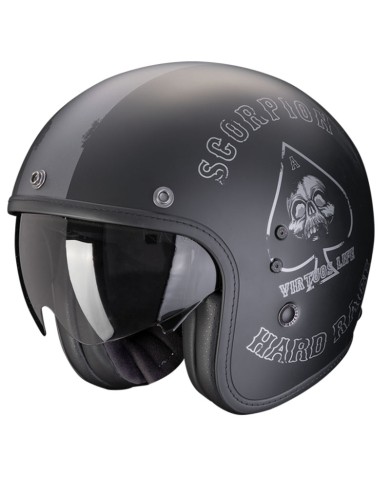 CASCO SCORPION BELFAST EVO SPADE MATT BLACK/SILVER