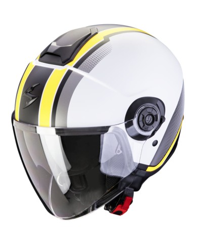 CASCO SCORPION EXO-CITY II VEL WHITE/NEON YELLOW