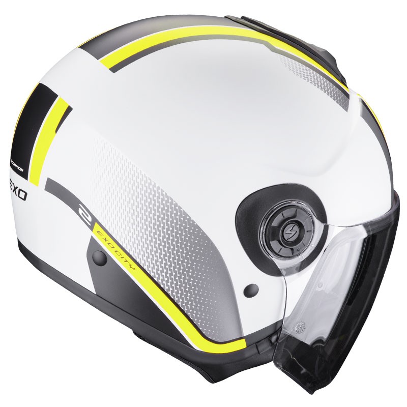 CASCO SCORPION EXO-CITY II VEL WHITE/NEON YELLOW