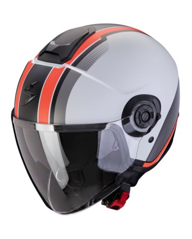 CASCO SCORPION EXO-CITY II VEL MATT GREY/RED