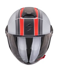 CASCO SCORPION EXO-CITY II VEL MATT GREY/RED