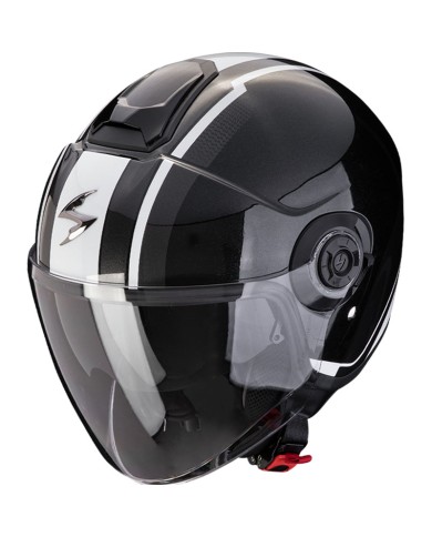 CASCO SCORPION EXO-CITY II VEL METAL BLACK/WHITE
