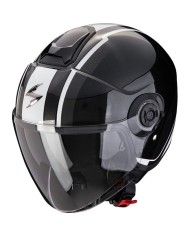 CASCO SCORPION EXO-CITY II VEL METAL BLACK/WHITE