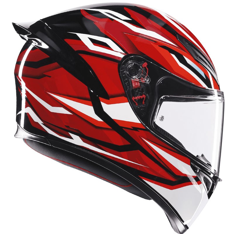 CASCO AGV K1 S E2206 LION BLACK/RED/WHITE