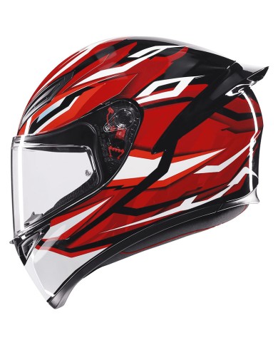 CASCO AGV K1 S E2206 LION BLACK/RED/WHITE