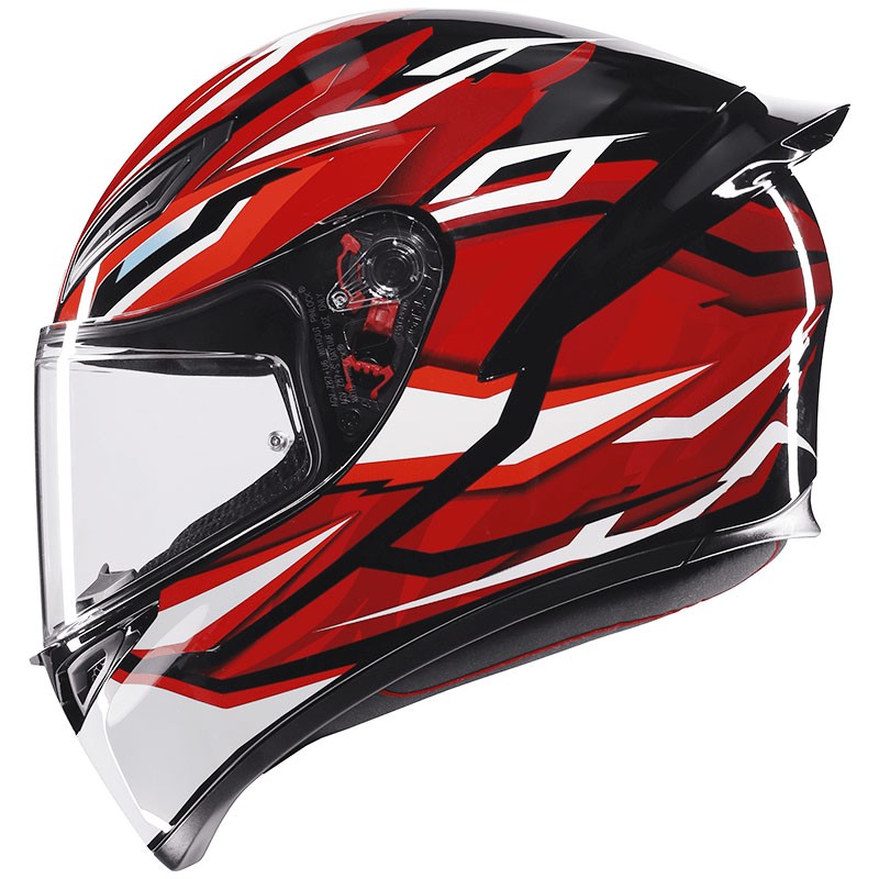 CASCO AGV K1 S E2206 LION BLACK/RED/WHITE