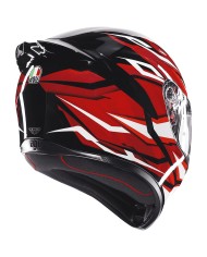 CASCO AGV K1 S E2206 LION BLACK/RED/WHITE
