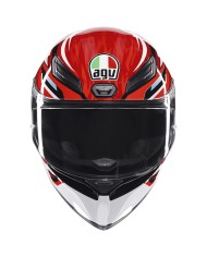CASCO AGV K1 S E2206 LION BLACK/RED/WHITE