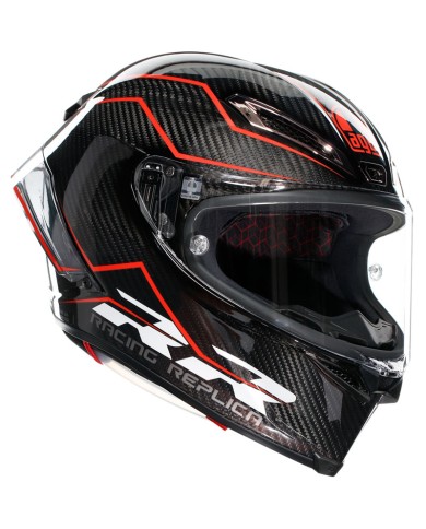 CASCO AGV PISTA GP RR E2206 PERFORMANTE CARBON/RED