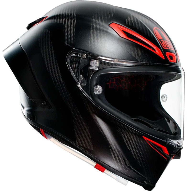 CASCO AGV PISTA GP RR E2206 INTREPIDO MATT CARBON/BLACK/RED