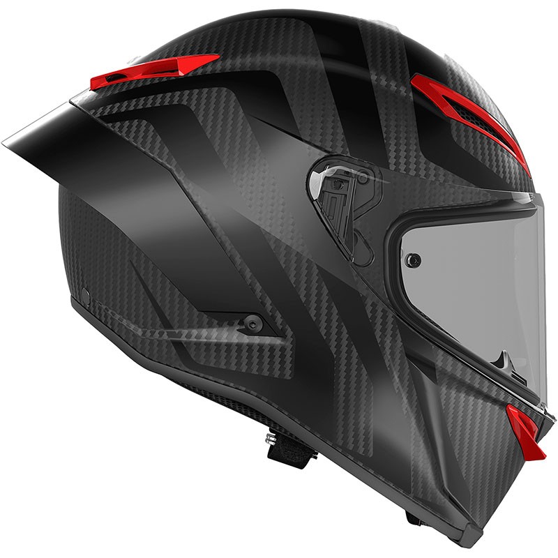 CASCO AGV PISTA GP RR E2206 INTREPIDO MATT CARBON/BLACK/RED