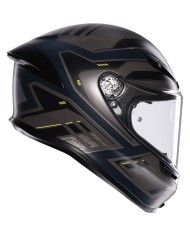 CASCO AGV K6 S ENHANCE MATT GREY/YELLOW FLUO