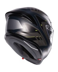 CASCO AGV K6 S ENHANCE MATT GREY/YELLOW FLUO