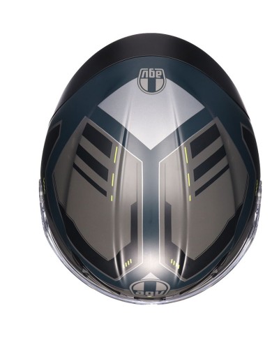 CASCO AGV K6 S ENHANCE MATT GREY/YELLOW FLUO