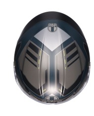 CASCO AGV K6 S ENHANCE MATT GREY/YELLOW FLUO