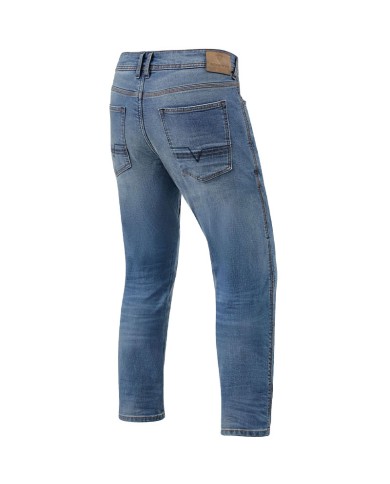 PANTALONES VAQUEROS REVIT DETROIT L34 AZUL GASTADO