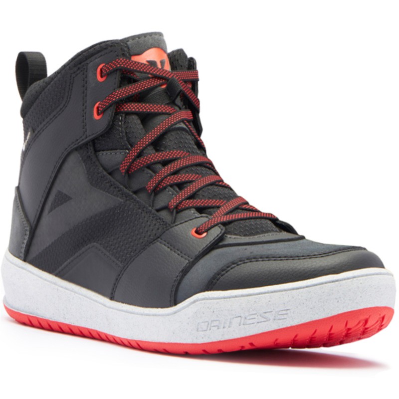 ZAPATILLAS DAINESE SUBURB D-WP BLACK/WHITE/RED-LAVA