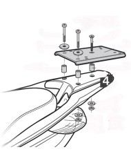 KIT DE FIJACIÓN POSTERIOR SHAD V0MD16ST PIAGGIO MEDLEY 125/150