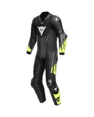 MONO DAINESE MISANO 3 D-AIR PERFORADO BLACK/ANTHRACITE/FLUO YELLOW