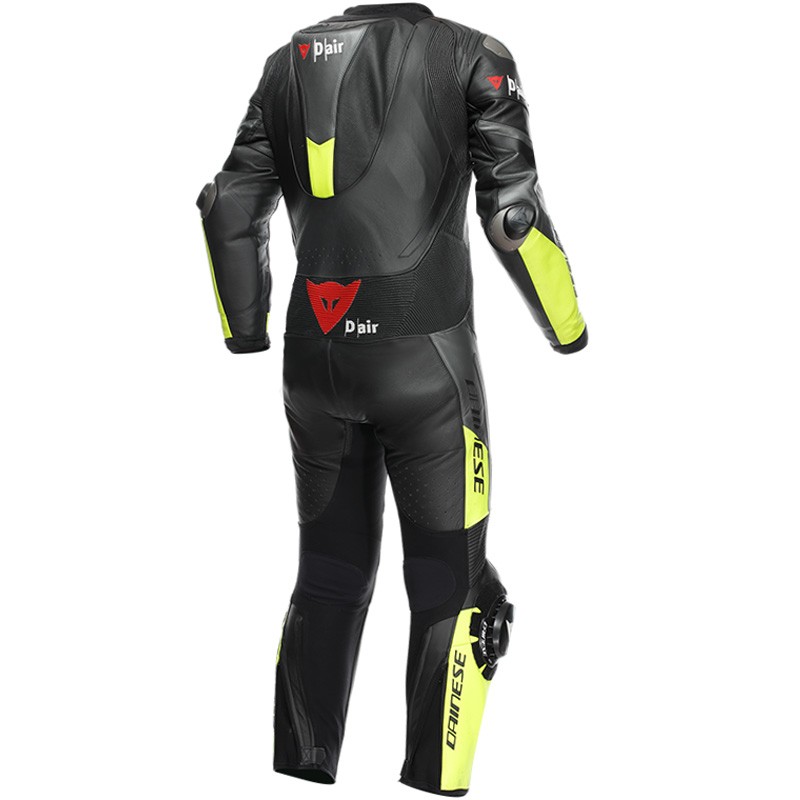 MONO DAINESE MISANO 3 D-AIR PERFORADO BLACK/ANTHRACITE/FLUO YELLOW