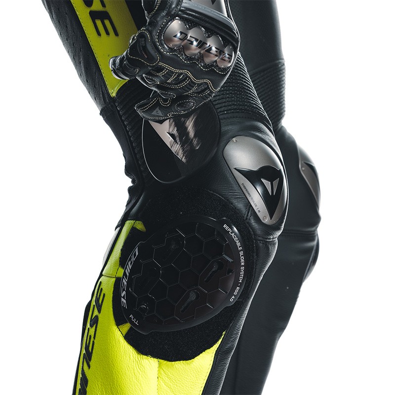 MONO DAINESE MISANO 3 D-AIR PERFORADO BLACK/ANTHRACITE/FLUO YELLOW