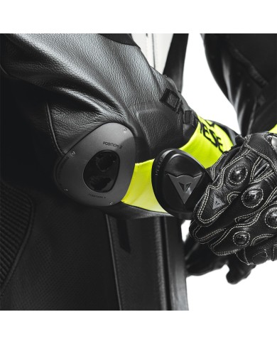 MONO DAINESE MISANO 3 D-AIR PERFORADO BLACK/ANTHRACITE/FLUO YELLOW