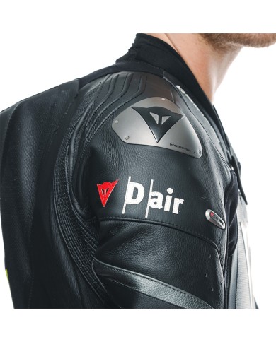 MONO DAINESE MISANO 3 D-AIR PERFORADO BLACK/ANTHRACITE/FLUO YELLOW