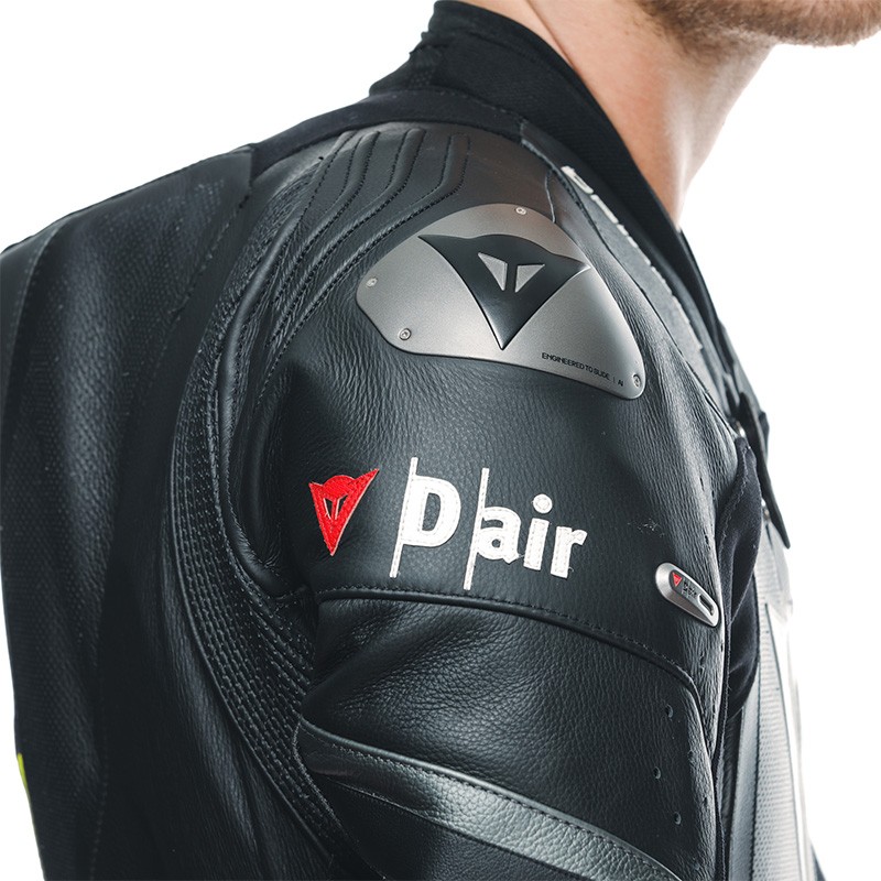 MONO DAINESE MISANO 3 D-AIR PERFORADO BLACK/ANTHRACITE/FLUO YELLOW