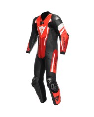MONO DAINESE MISANO 3 D-AIR PERFORADO BLACK/RED/FLUO RED
