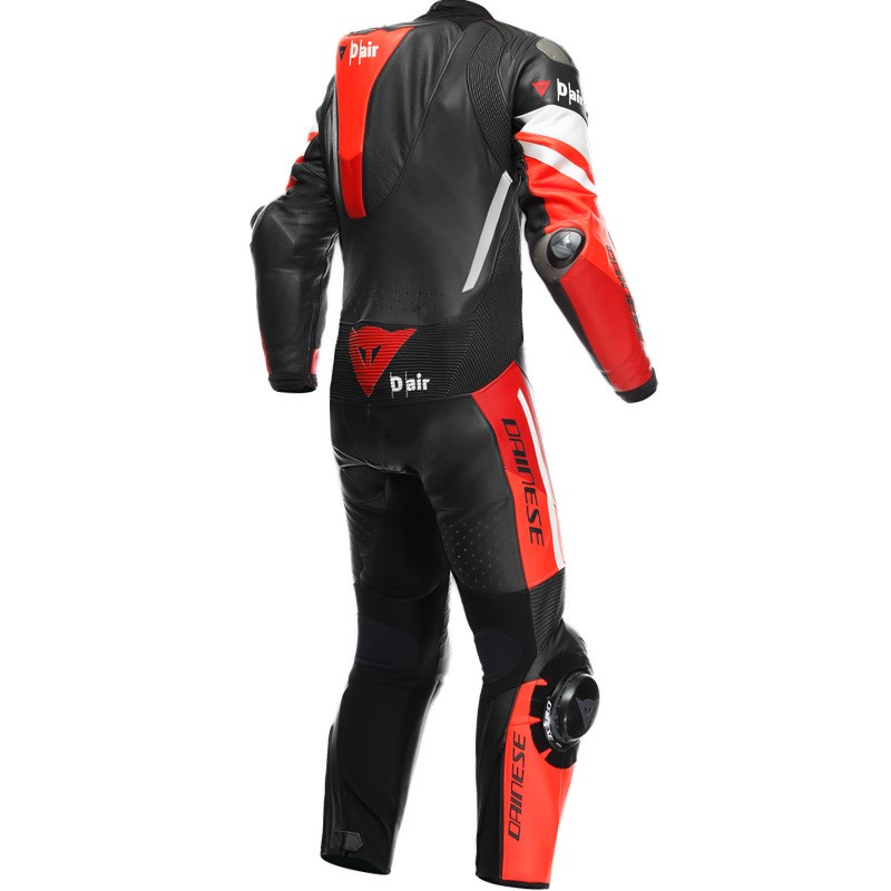 MONO DAINESE MISANO 3 D-AIR PERFORADO BLACK/RED/FLUO RED