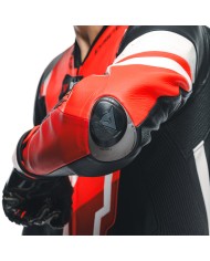 MONO DAINESE MISANO 3 D-AIR PERFORADO BLACK/RED/FLUO RED