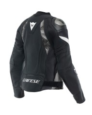 CHAQUETA DAINESE AVRO 5 LEATHER JACKET LADY BLACK/BLACK/WHITE