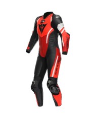 MONO DAINESE MISANO 3 D-AIR PERFORADO LADY BLACK/RED/FLUO RED